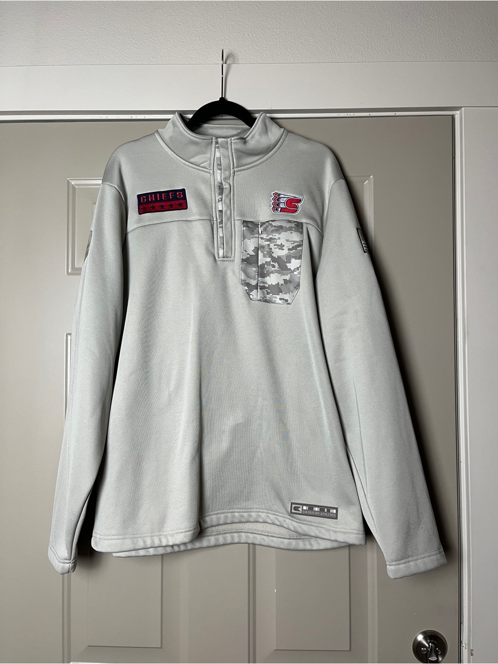 Men’s Spokane Chiefs Veteran Quarter Button